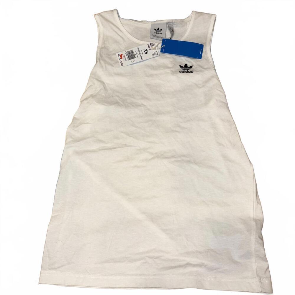 Adidas New With Tags Essentials Mens Extra Small White Tank Top XS Sport Tank